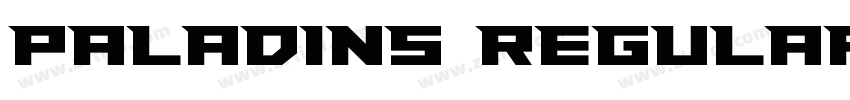 Paladins Regular字体转换